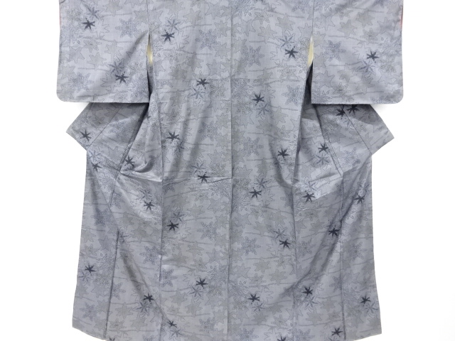 楓模様織り出し本場泥大島紬着物